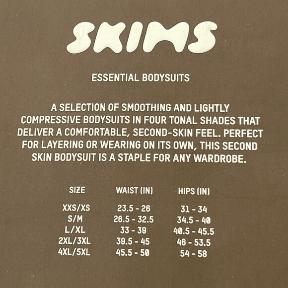 SKIMS Essential Cami Bodysuit Amethyst 4X/5X - Picture 9 of 11